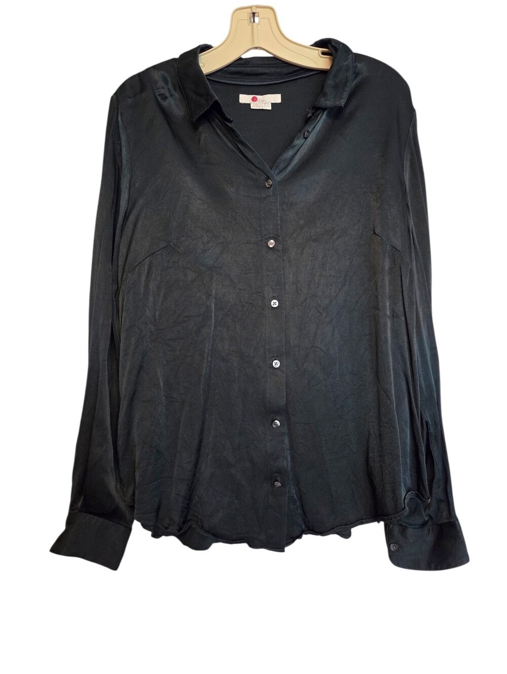 Boden Dark Forest Green Shirt Button Down Dressy Witchy Classy Size 12